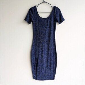 Dynamite short sleeve knit t-shirt midi dress